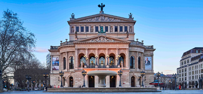 Die Alte Oper in Frankfurt am Main.